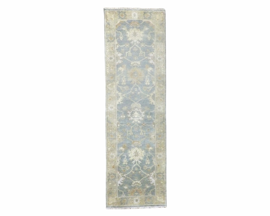 3x10 Oushak Hand-Knotted Wool rug, Rug #101-552