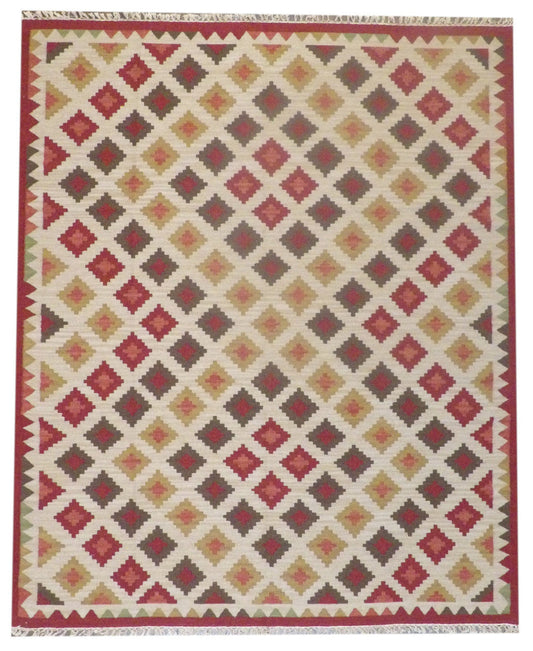 8x10 Coastal Hand-Knotted Wool rug, Rug #101-1095