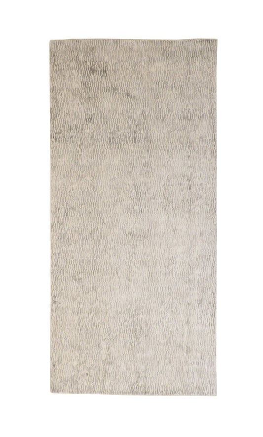 4x9 Modern Hand-Knotted Silk rug, Rug #101-2295