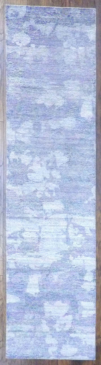 2x10 Modern Hand-Knotted Silk rug, Rug #101-580