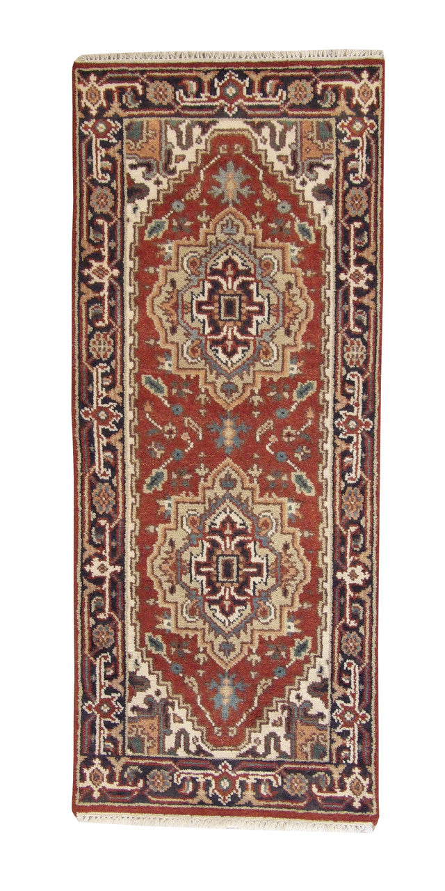 2x6 Tribal Hand-Knotted Wool rug, Rug #101-20301