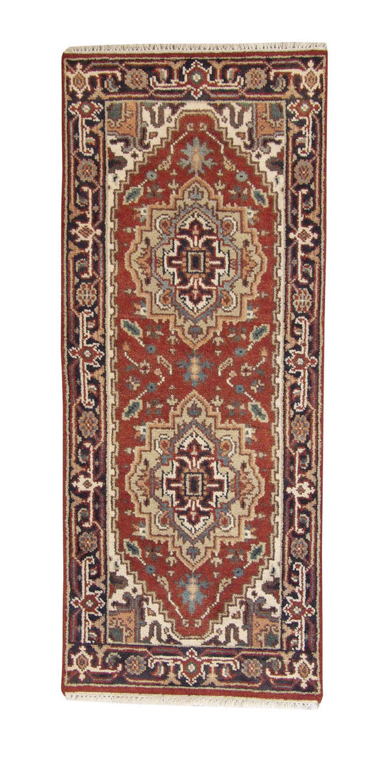 2x6 Tribal Hand-Knotted Wool rug, Rug #101-20301