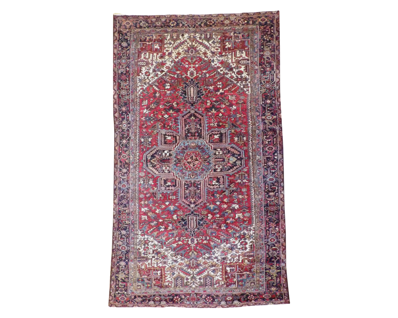 10x17 Antique Hand-Knotted Wool rug, Rug #101-1151