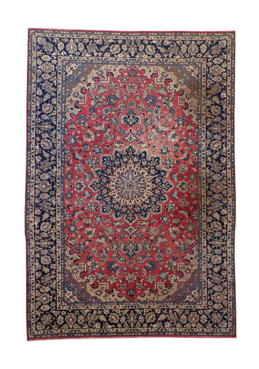 8x12 Antique Hand-Knotted Wool rug, Rug #101-3063