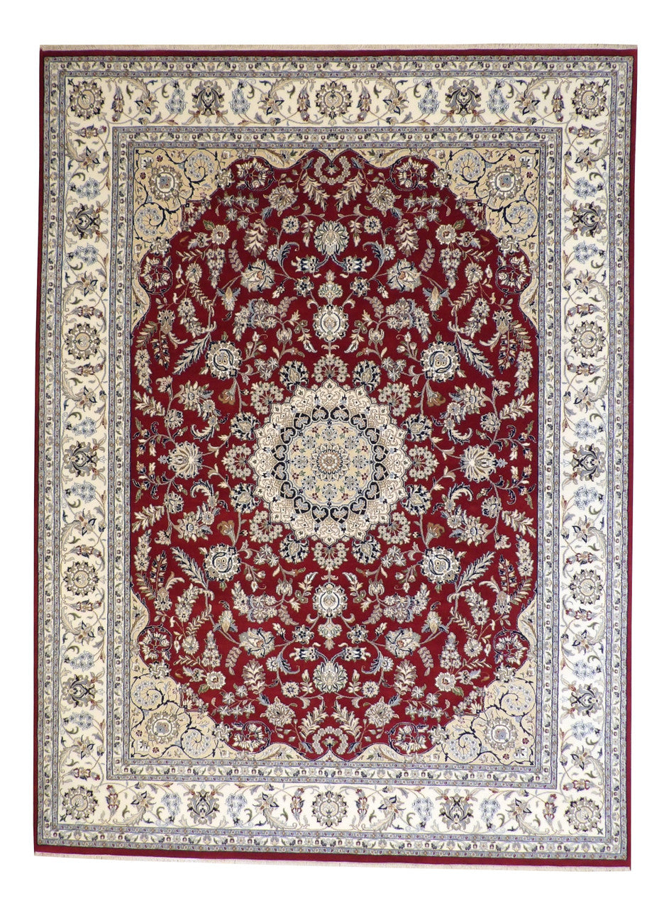 9x12 Antique Hand-Knotted Silk rug, Rug #101-20242