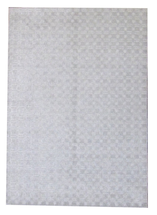 5x7 Modern Hand-Knotted Silk rug, Rug #101-863