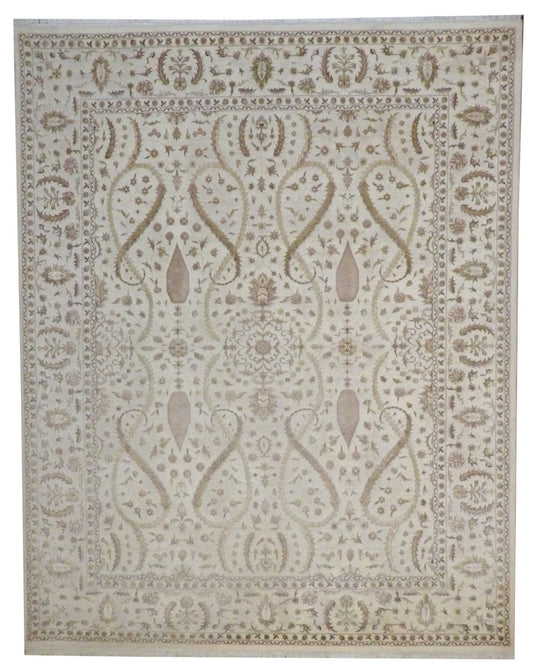 8x10 Traditional Hand-Knotted Silk rug, Rug #101-11023