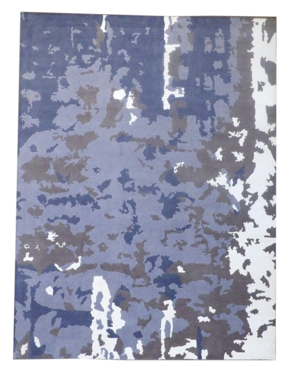 Modern Hand-Knotted Silk rug, Rug #101-771