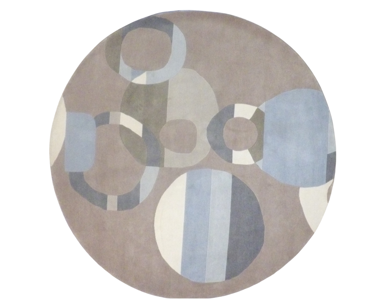 7x7 Modern Hand-Knotted Wool rug, Rug #101-518