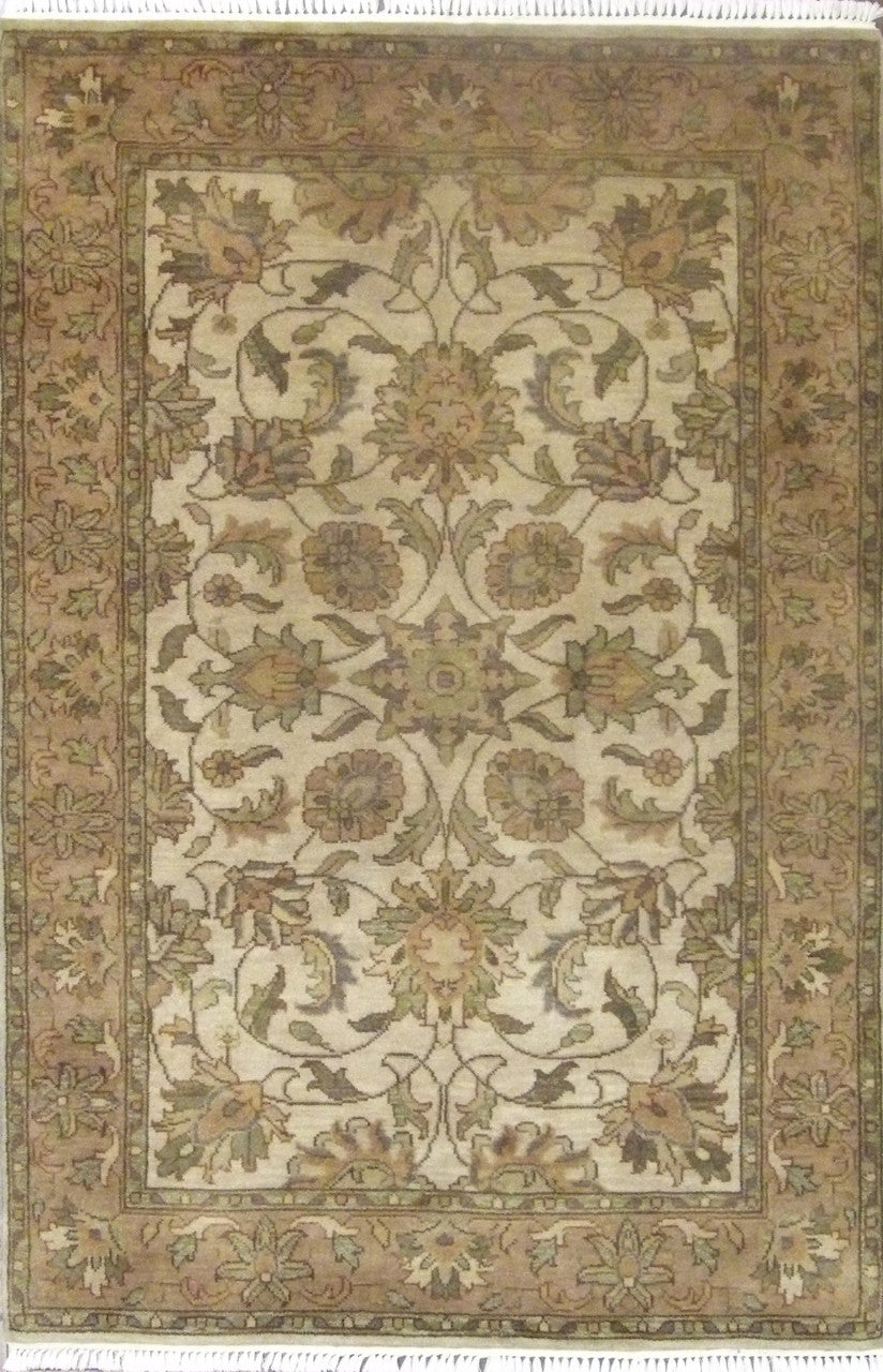 4x6 Antique Hand-Knotted Wool rug, Rug #101-621