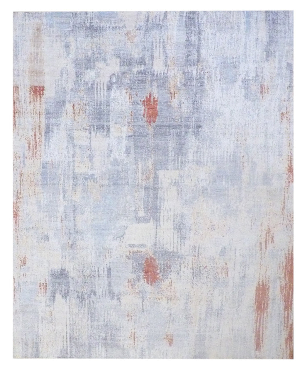 8x10 Modern Hand-Knotted Silk rug, Rug #101-11047