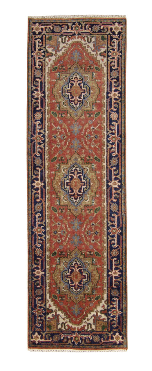 2x8 Tribal Hand-Knotted Wool rug, Rug #101-20290