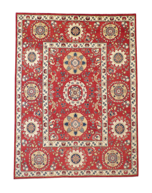9x12 Tribal Hand-Knotted Wool rug, Rug #101-3111