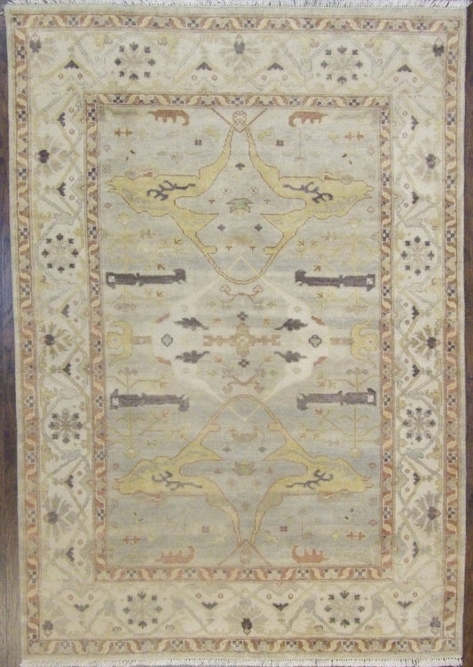 6x9 Oushak Hand-Knotted Wool rug, Rug #101-869