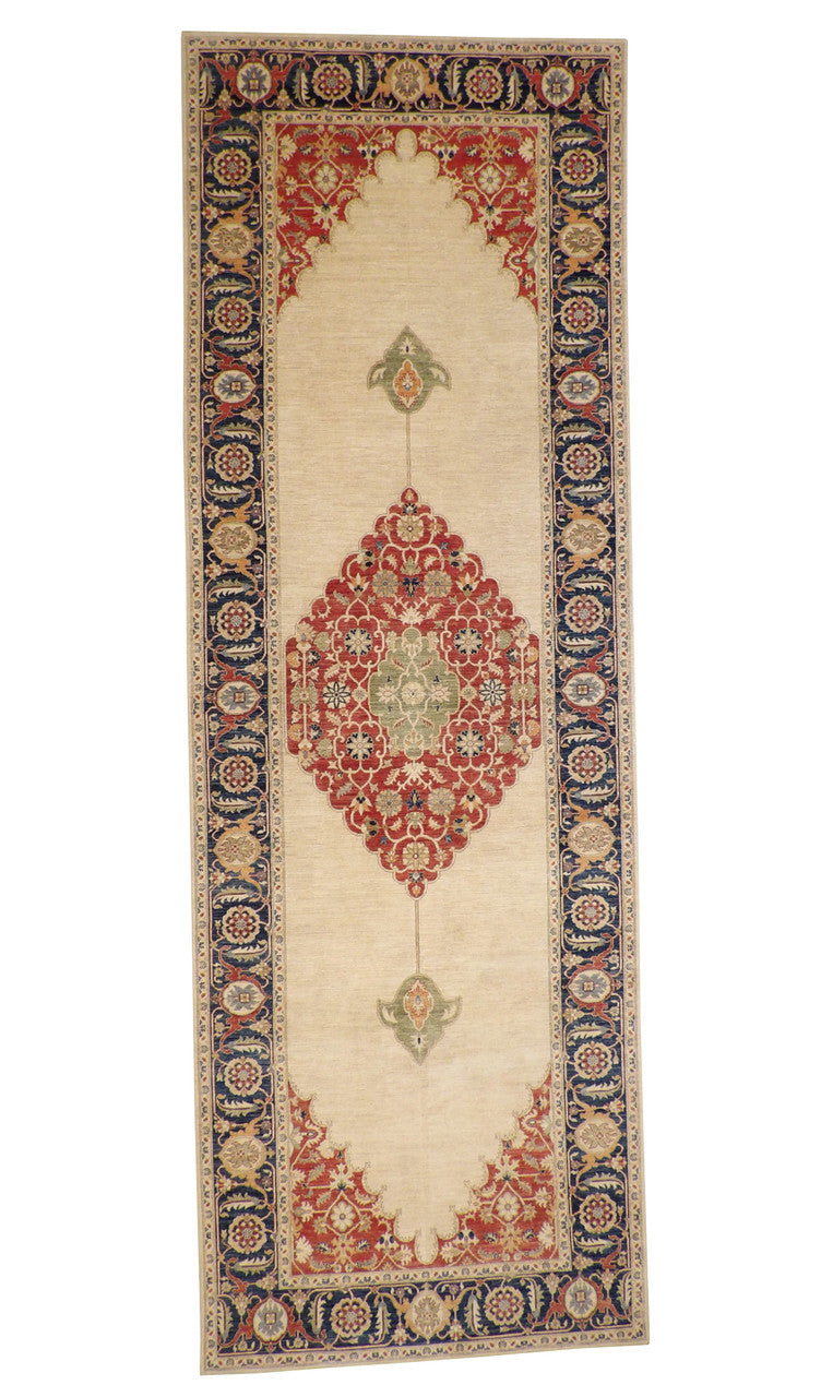 6x18 Antique Hand-Knotted Wool rug, Rug #101-5099