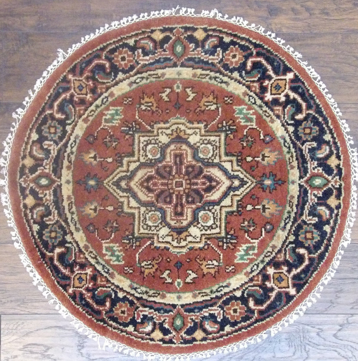 3x3 Tribal Hand-Knotted Wool rug, Rug #101-493