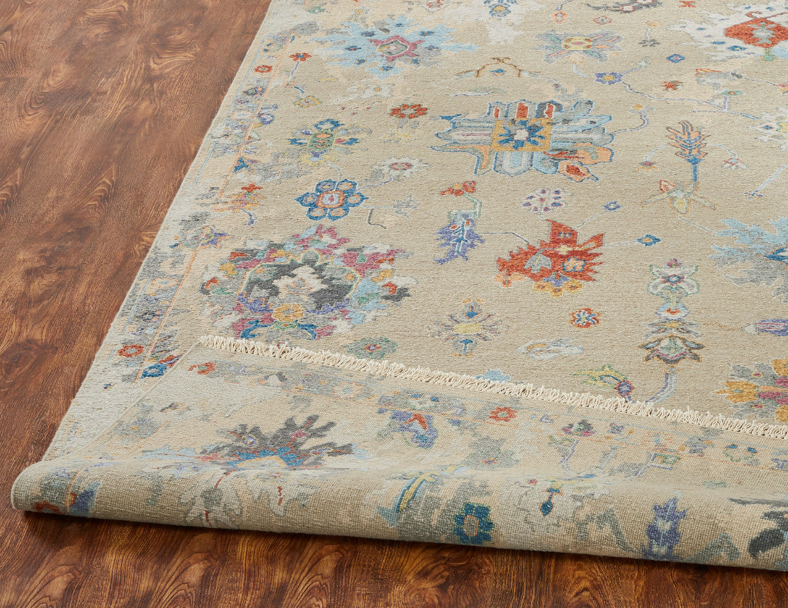 6' x 9' Transitional Hand-Knotted Wool rug, Rug #SK11800