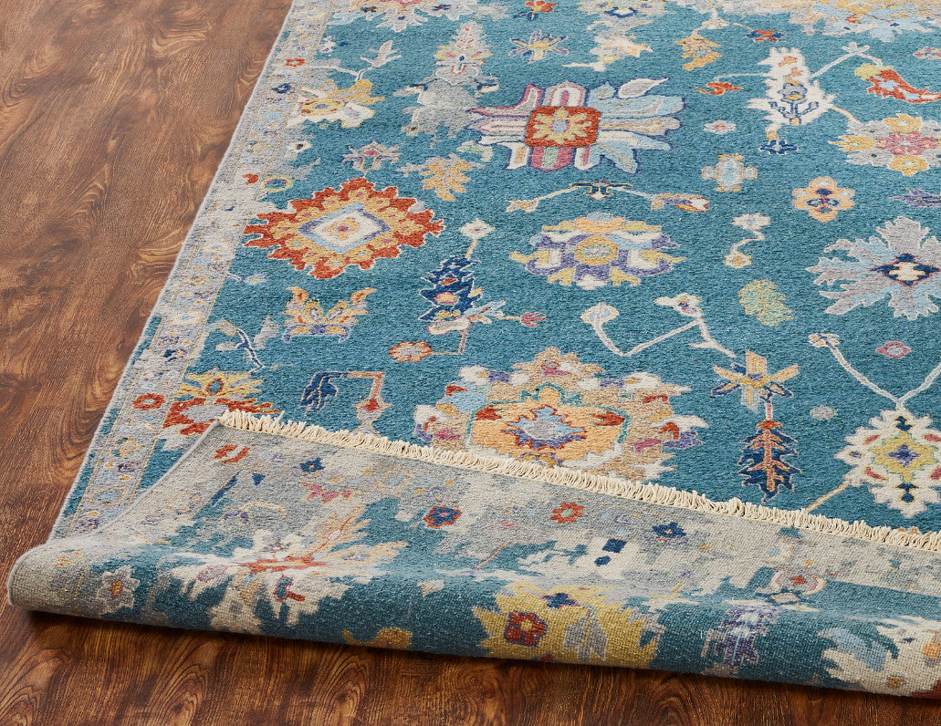 6' x 9' Transitional Hand-Knotted Wool rug, Rug #SK11820