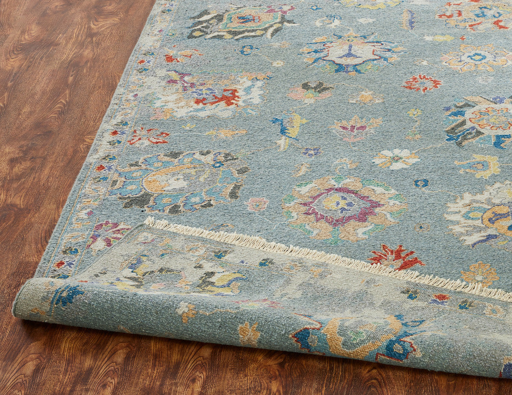 6' x 9' Transitional Hand-Knotted Wool rug, Rug #SK11810