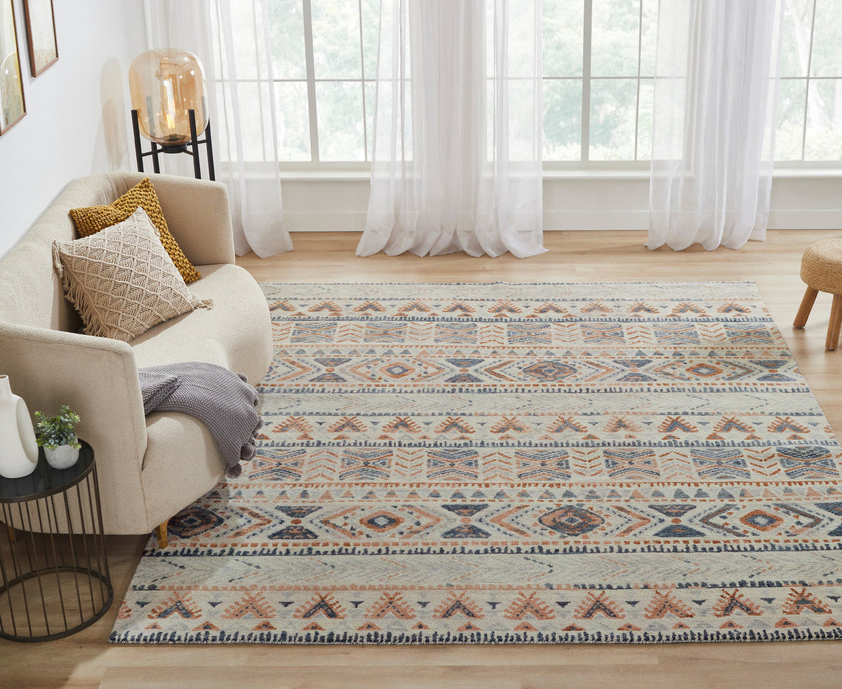 6' x 9' Southwestern Hand-Knotted Wool rug, Rug #MV7280