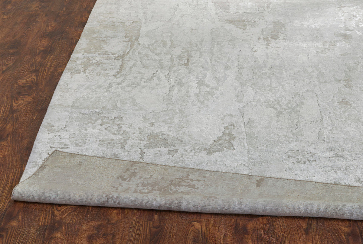 6' x 9' Modern Hand-Knotted Silk rug, Rug #JN3040