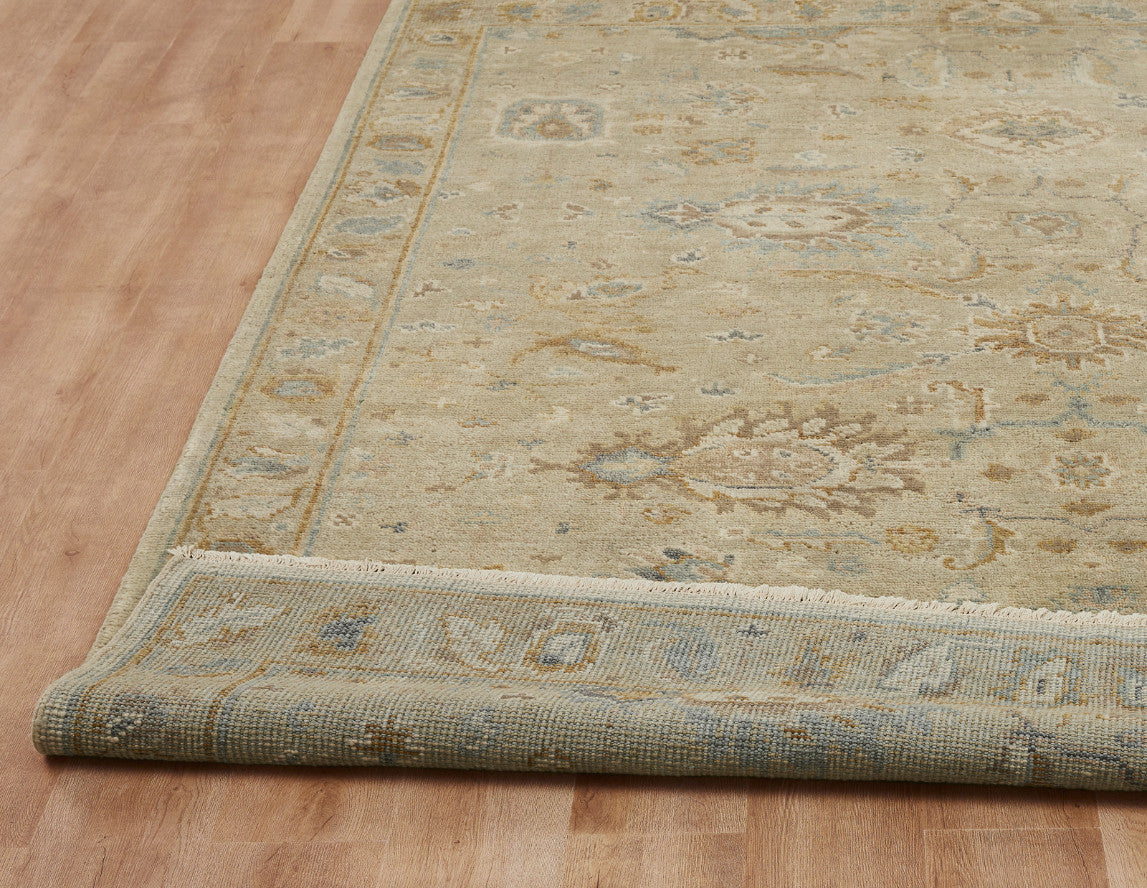 4' x 6' Oushak Hand-Knotted Wool rug, Rug #LL7590