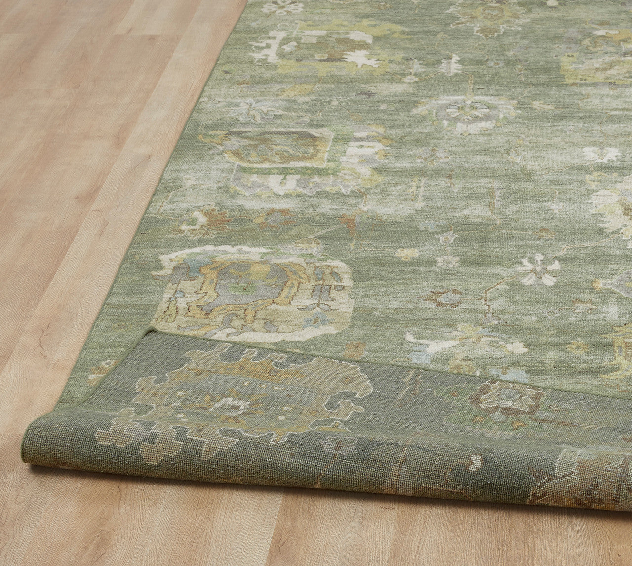 6' x 9' Transitional Hand-Knotted Wool rug, Rug #OB0960
