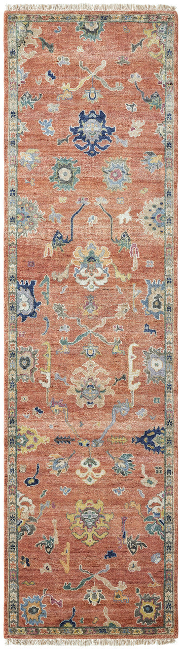 4' x 6' Oushak Hand-Knotted Silk rug, Rug #AA9040