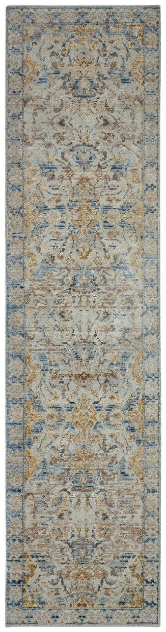 6' x 9' Transitional Hand-Knotted Silk rug, Rug #KT13620