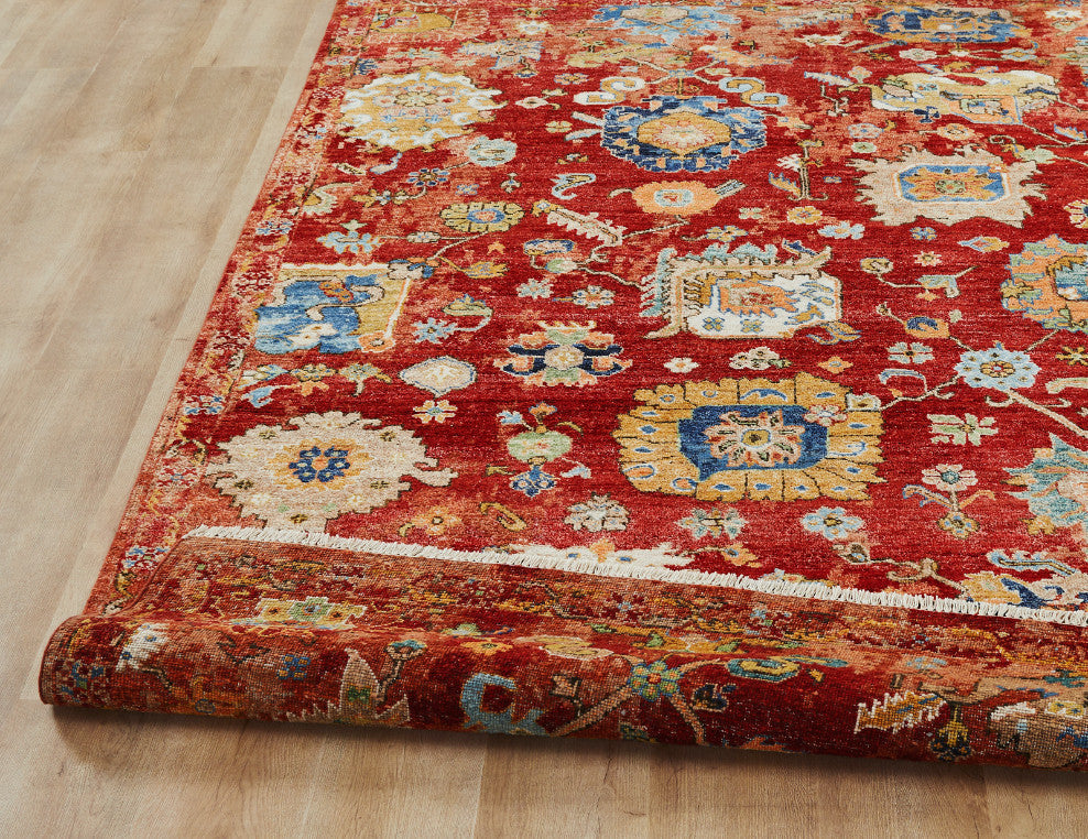 6' x 9' Transitional Hand-Knotted Wool rug, Rug #LA15060