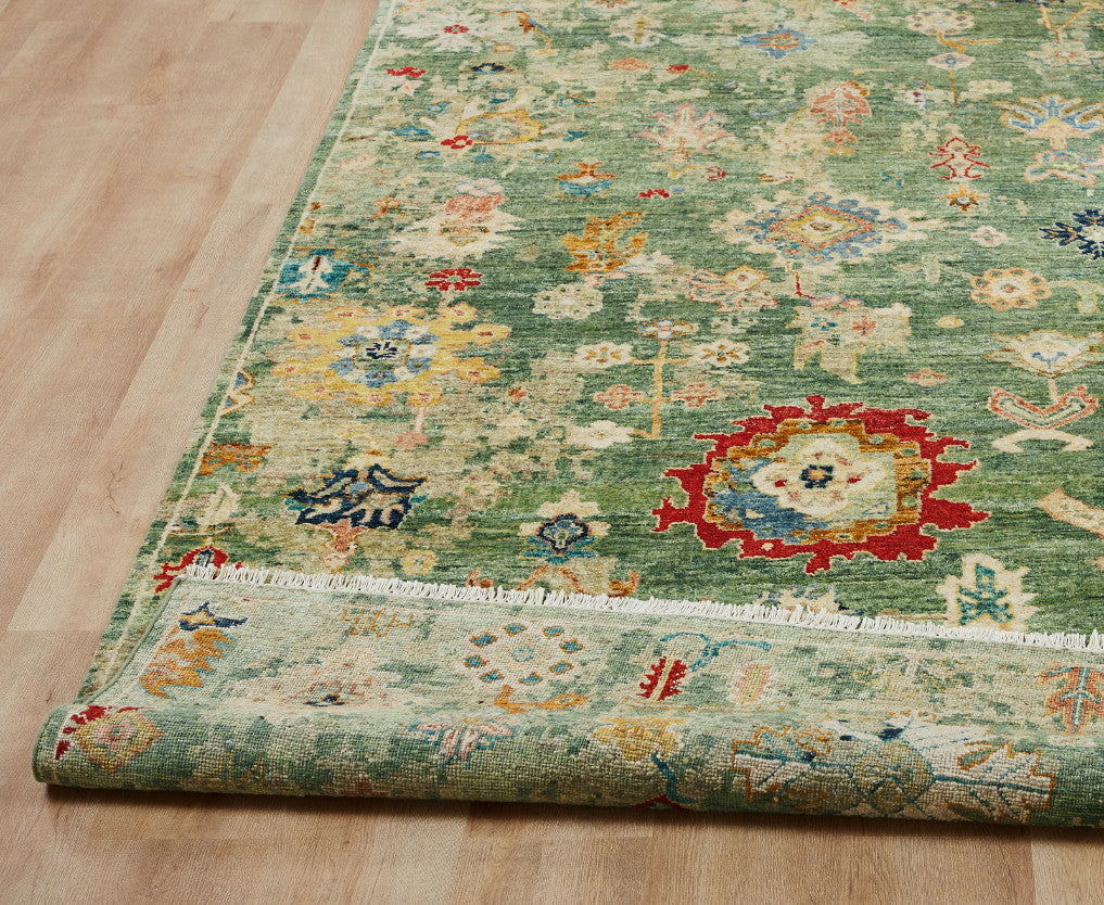 4' x 6' Transitional Hand-Knotted Wool rug, Rug #LA15100