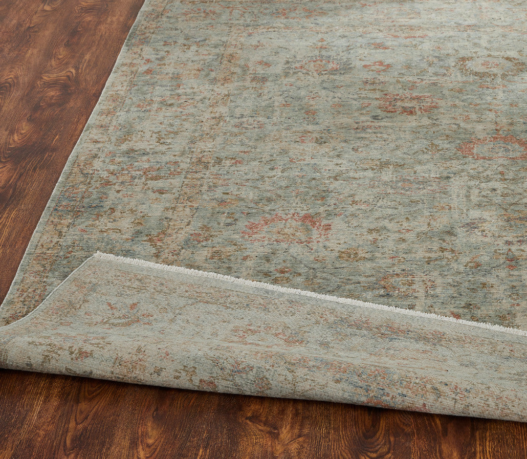 6' x 9' Transitional Hand-Knotted Wool rug, Rug #LR8050