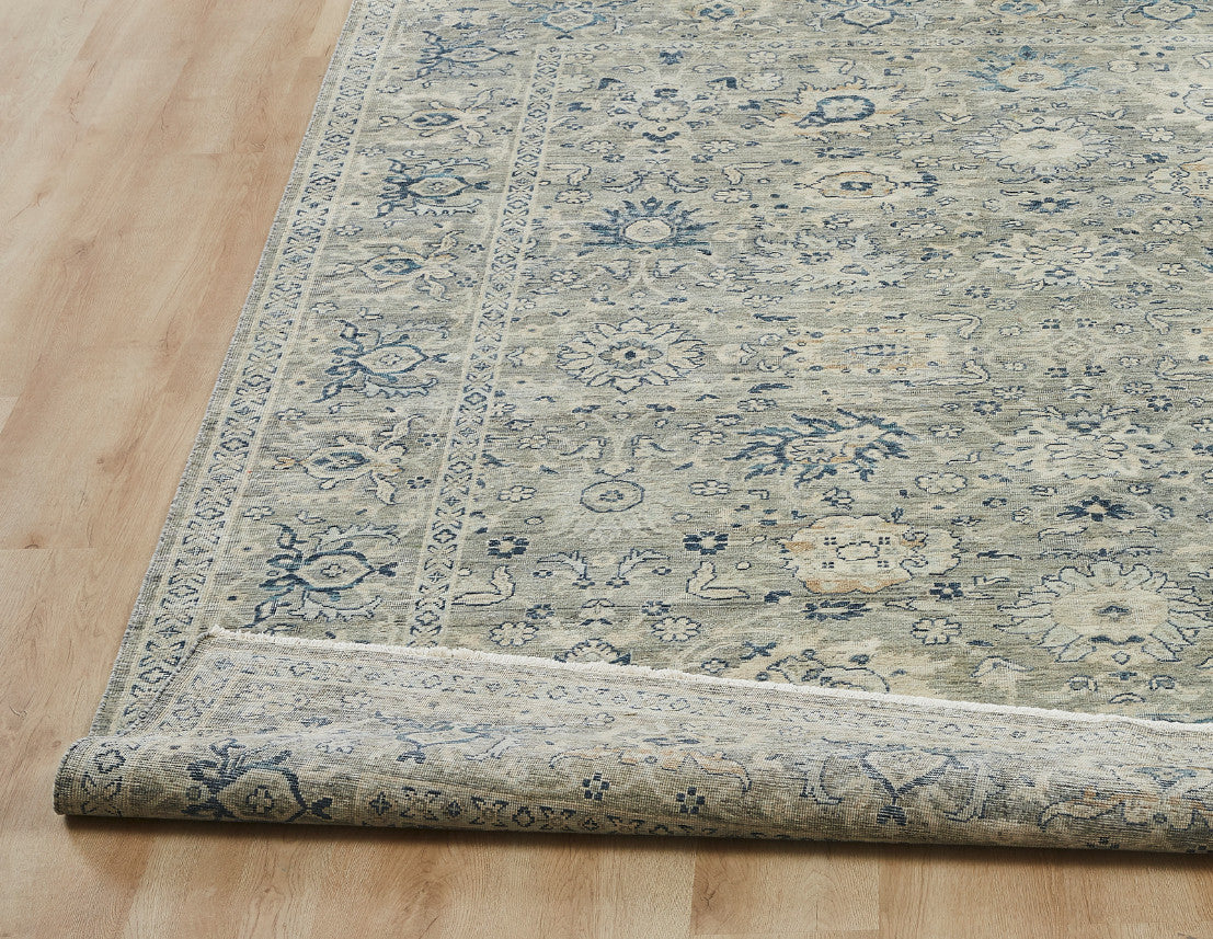 6' x 9' Transitional Hand-Knotted Wool rug, Rug #LR8140