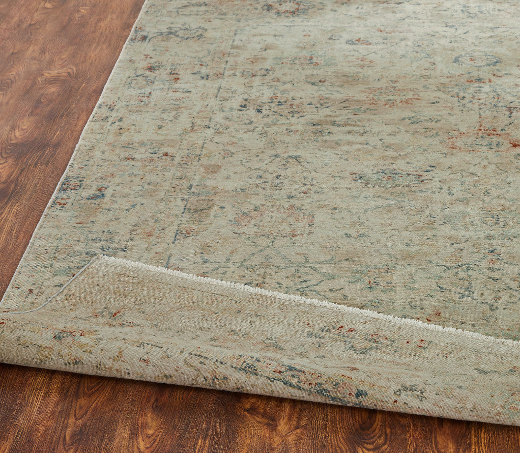 6' x 9' Transitional Hand-Knotted Wool rug, Rug #LR8100