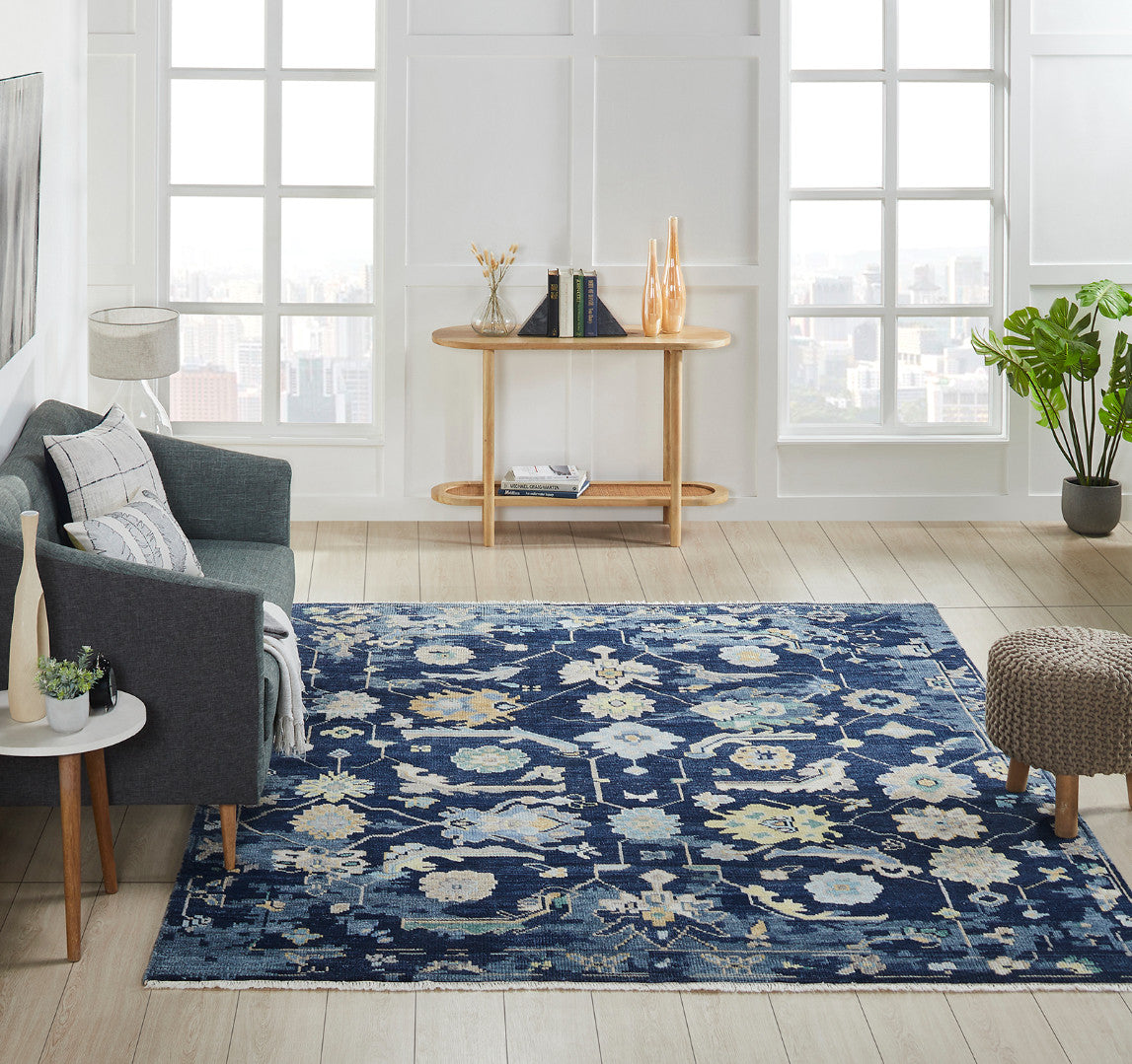 6' x 9' Transitional Hand-Knotted Silk rug, Rug #AM10020