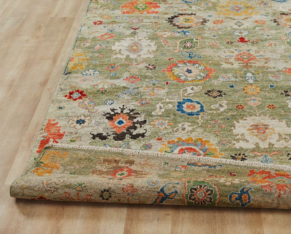 6' x 9' Transitional Hand-Knotted Wool rug, Rug #LA15020