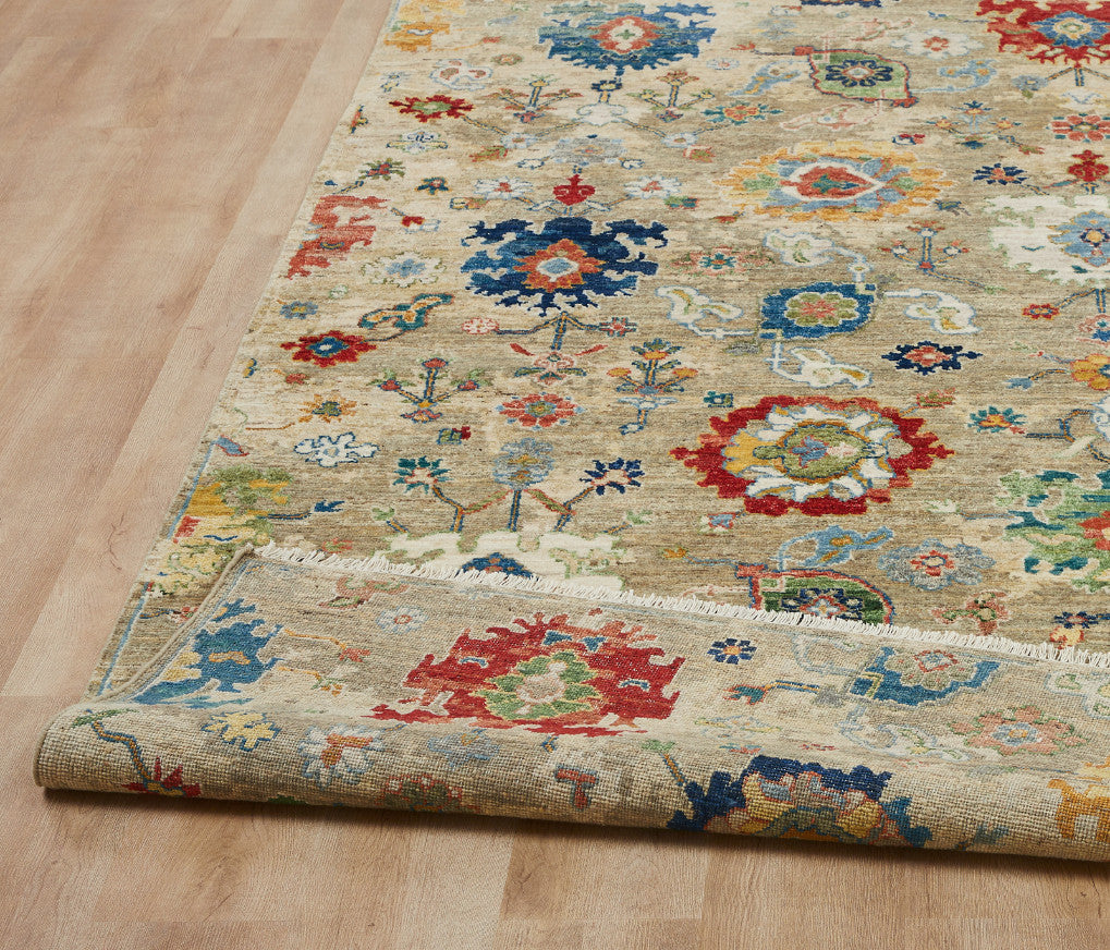 4' x 6' Transitional Hand-Knotted Wool rug, Rug #LA15040
