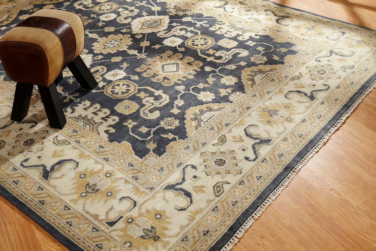 9' x 12' Transitional Hand-Knotted Wool rug, Rug #US1080