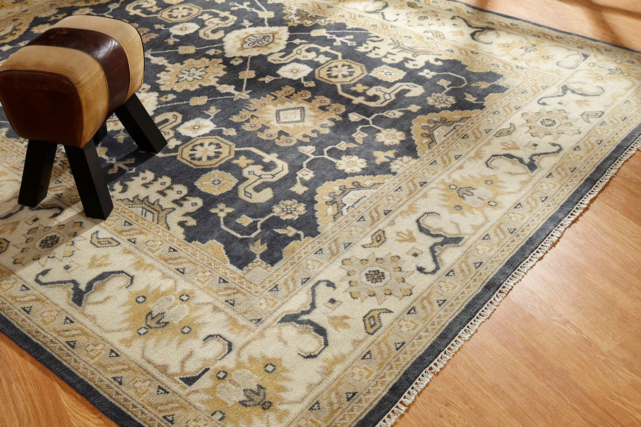 9' x 12' Transitional Hand-Knotted Wool rug, Rug #US1080