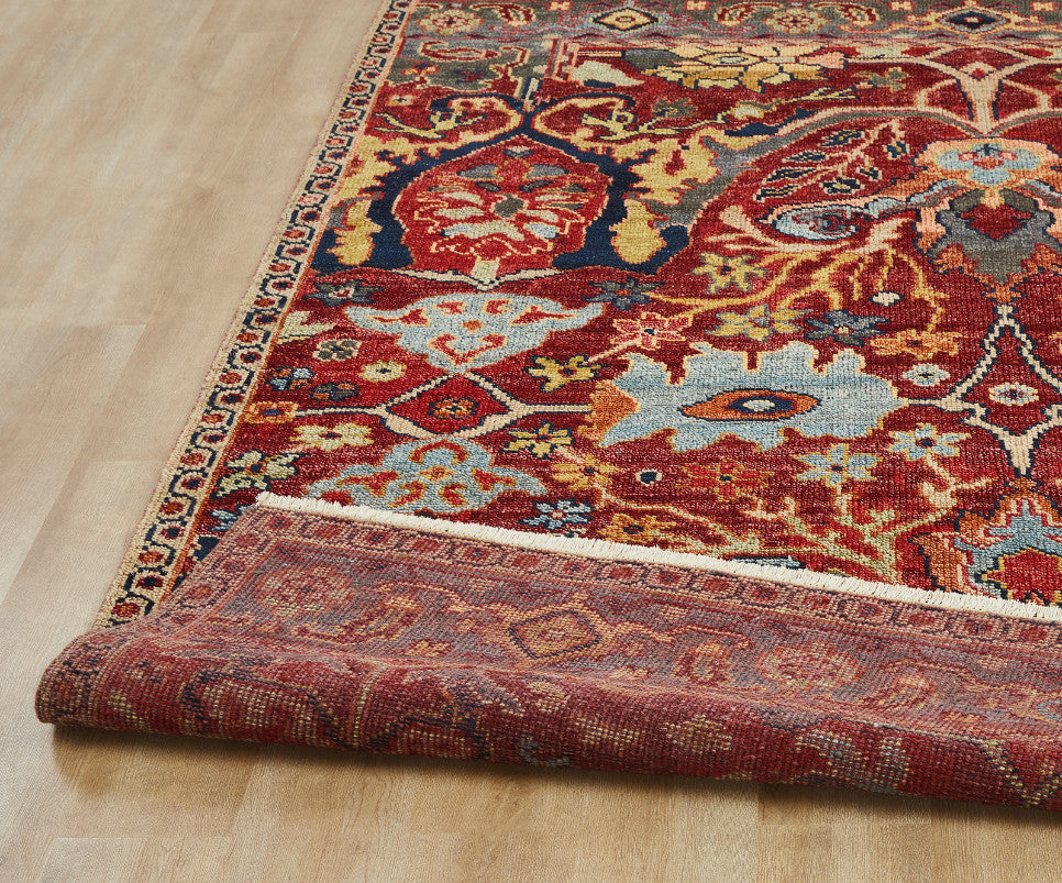 6' x 9' Transitional Hand-Knotted Silk rug, Rug #AM10100