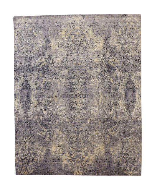 8x10 Ikat Hand-Knotted Wool rug, Rug #101-5047