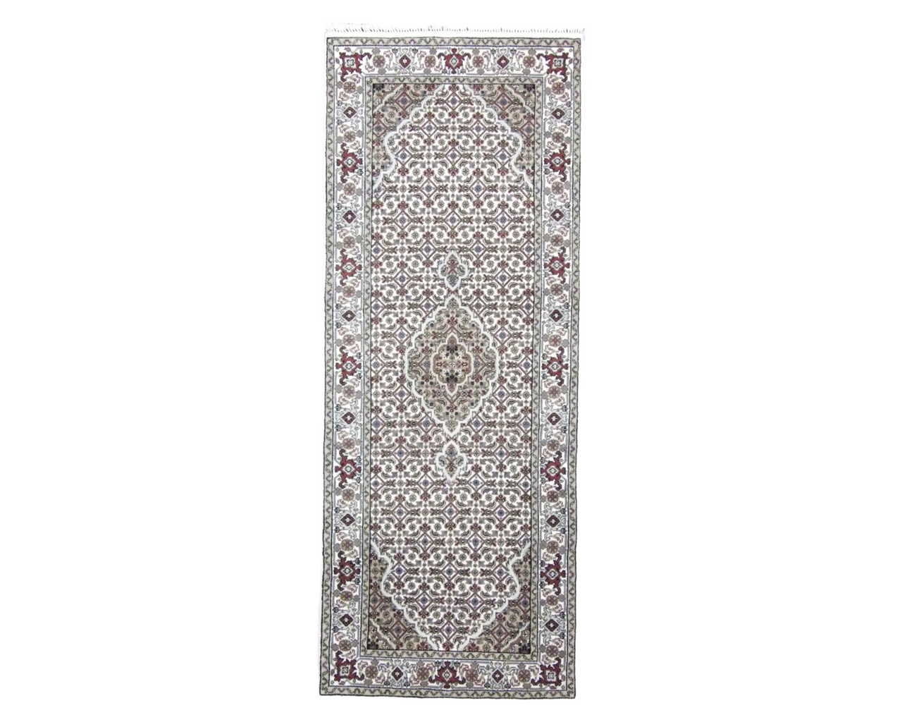2x6 Traditional Hand-Knotted Silk rug, Rug #101-201