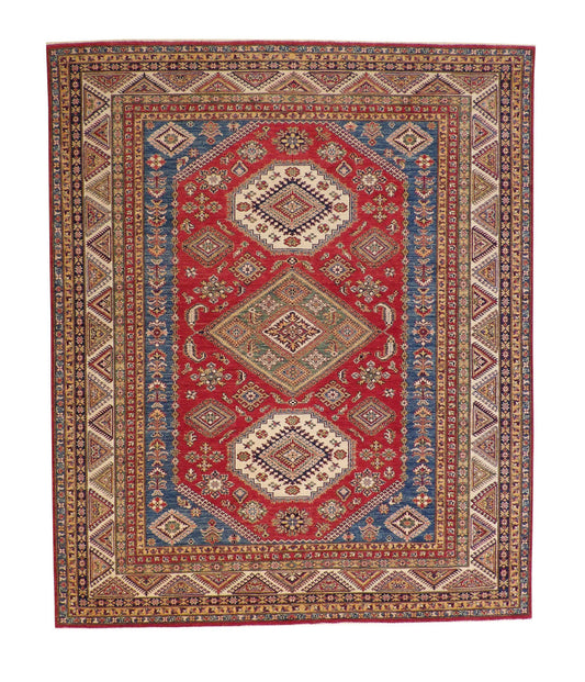 8x10 Tribal Hand-Knotted Wool rug, Rug #kl-01