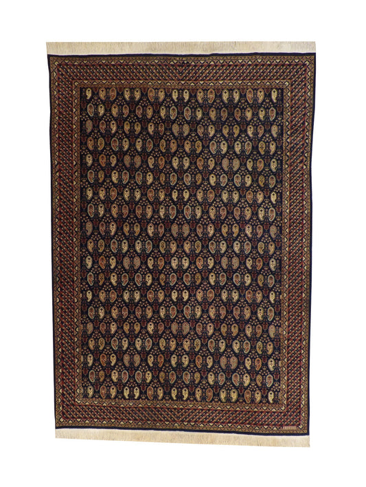 6x9 Antique Hand-Knotted Wool rug, Rug #101-5121