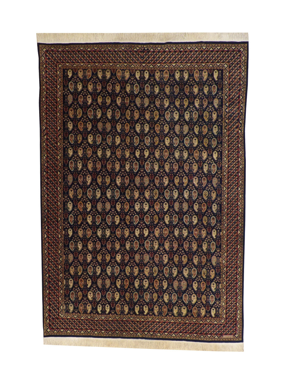 6x9 Antique Hand-Knotted Wool rug, Rug #101-5121