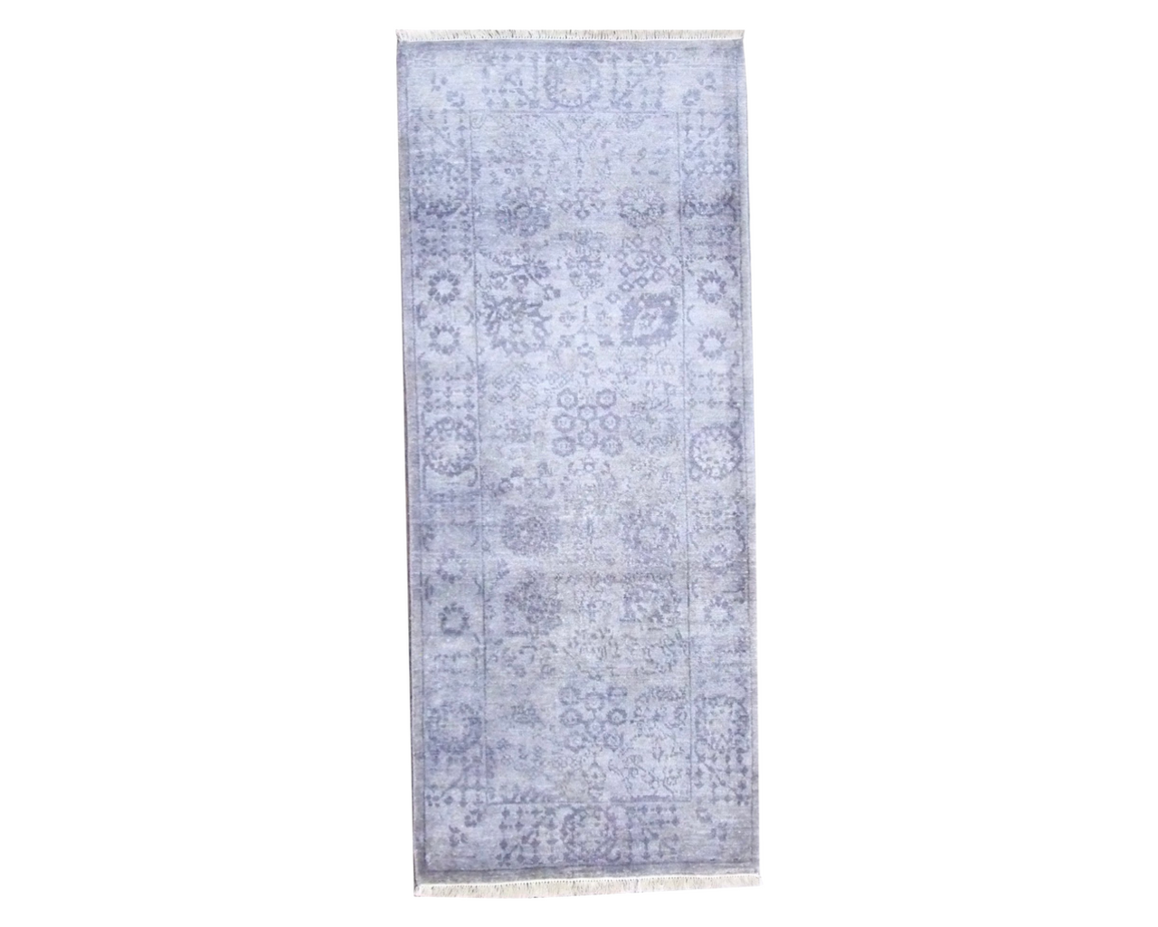 Oushak Hand-Knotted Silk rug, Rug #101-218