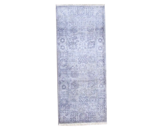 Oushak Hand-Knotted Silk rug, Rug #101-218