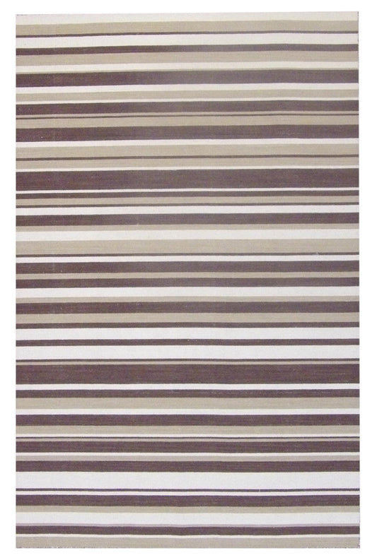 5x8 Coastal Hand-Knotted Wool rug, Rug #101-821