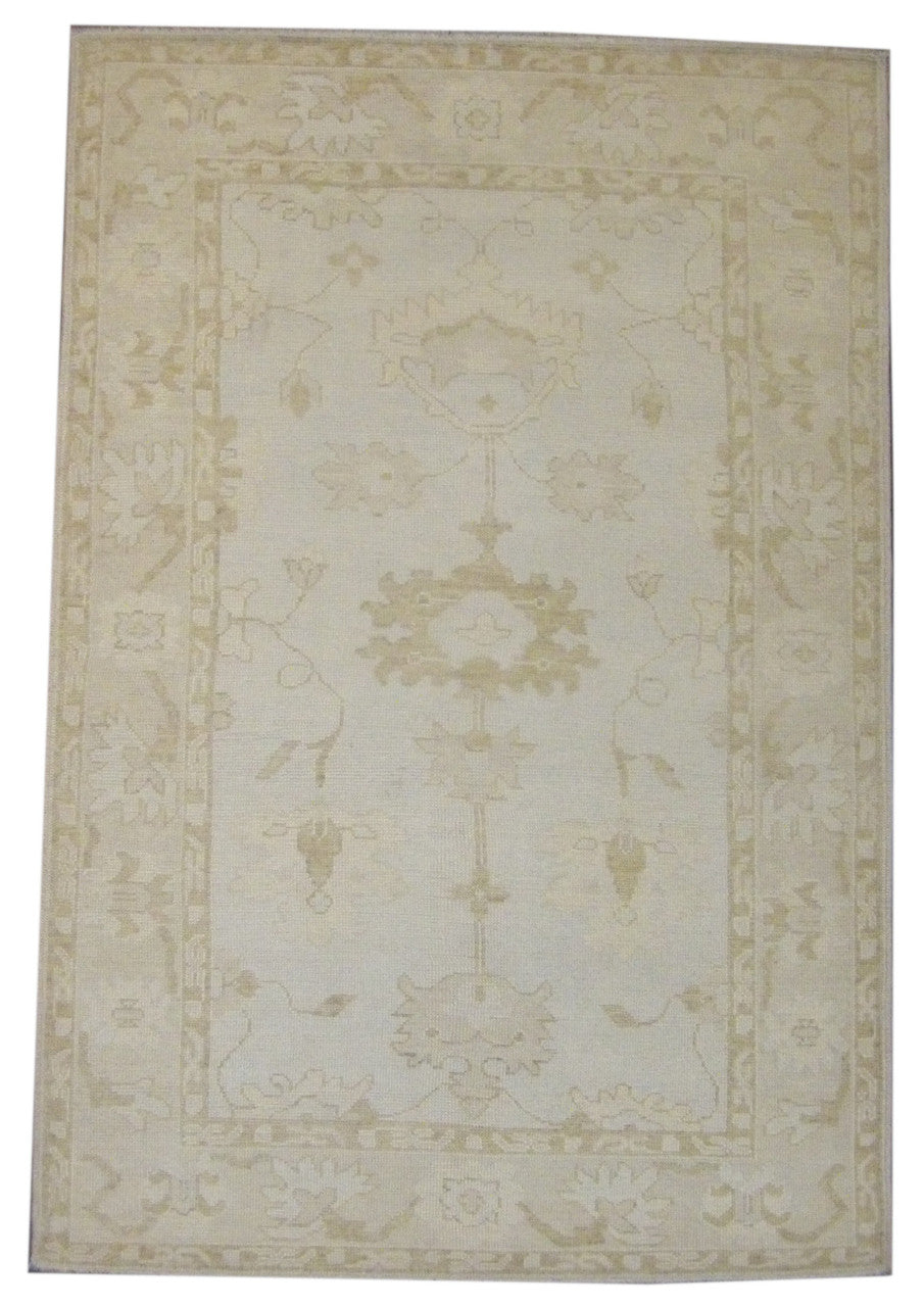 5x8 Oushak Hand-Knotted Wool rug, Rug #101-11033