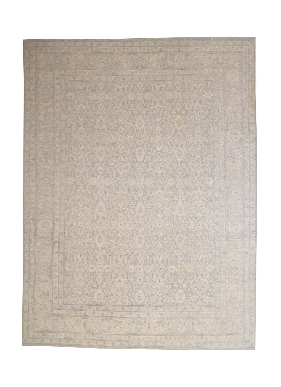 9x12 Oushak Hand-Knotted Wool rug, Rug #101-5064
